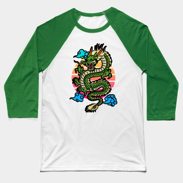 DRAGON 2 Baseball T-Shirt by GreatSeries